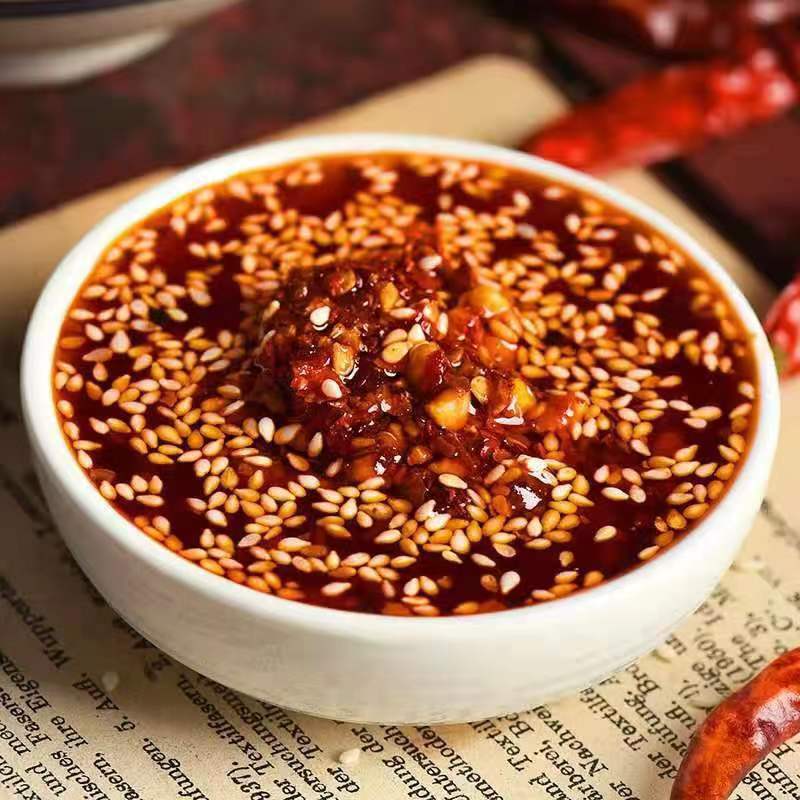 Chili Oil Bag Commercial Oil Spicy Takeaway Bag 8g Cold Skin Chili Bag Cold Dish Seasoning Spicy Oil Bag