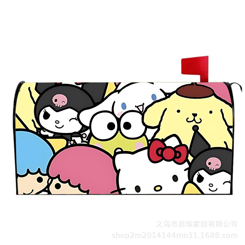 Cross-Border Amazon Best-Selling Outdoor Mailbox Stickers, Mailbox Cloth Printed Mailbox Tube Covers/Mailbox Covers Decorative Mailbox Covers