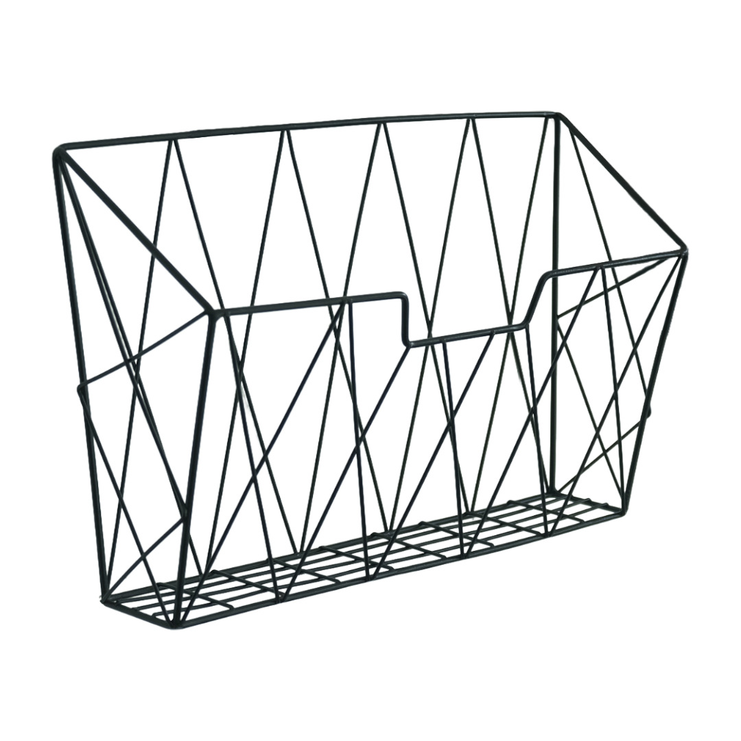 Cross-Border Wall-Mounted Bookshelf Nordic Simple Iron Art Creative Metal Craft Bookshelf Home Magazine Storage Shelf