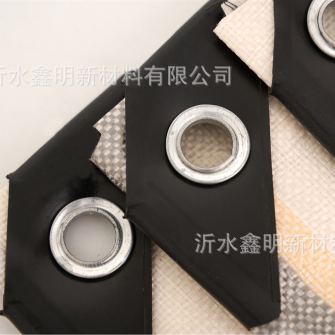 Marine Tarpaulin Linyi Yishui Xinming Pe Tarpaulin Truck Cover Cloth Gold Wrapped Silver 220g