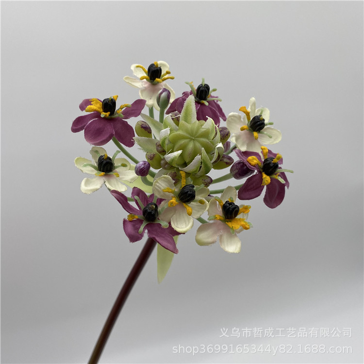 Artificial heart of Bethlehem velvet fake flower interior decoration home decoration shooting props European style living room bouquet