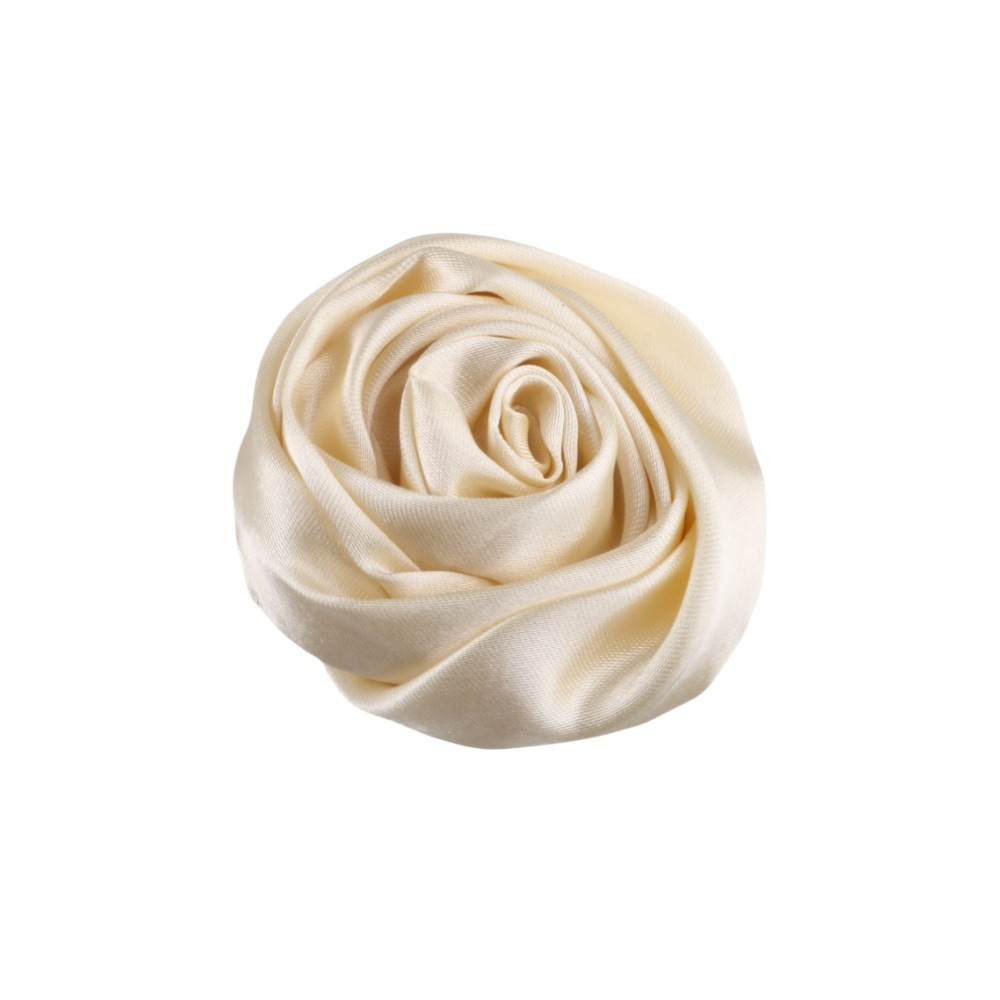 Hot 5.5CM Korean-style satin silk rose stereo flower bud diy hand-held flower jewelry cloth flower clothing accessories