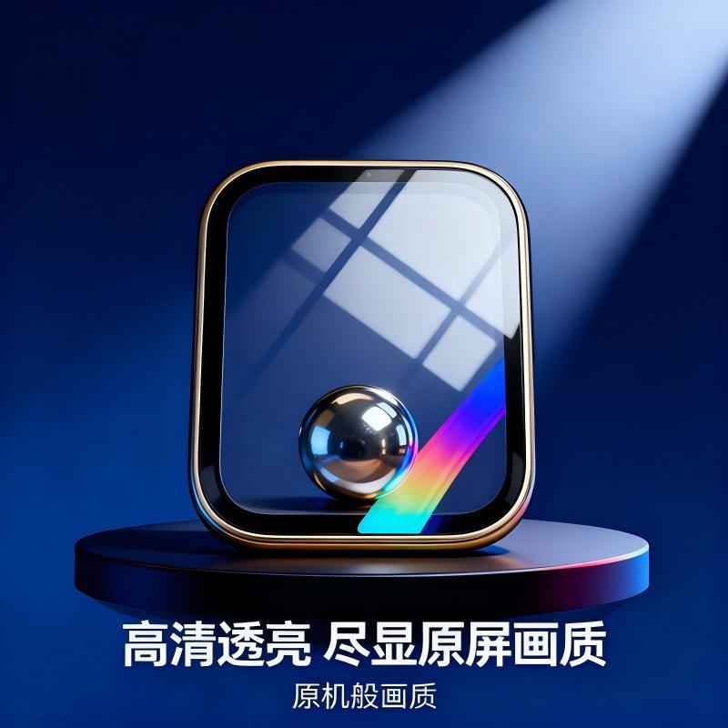 Applewatchs S10 44mm Gold High-Definition High-Transparency Anti-Fall, Explosion-Proof and Scratch-Proof Watch Film Protective Film