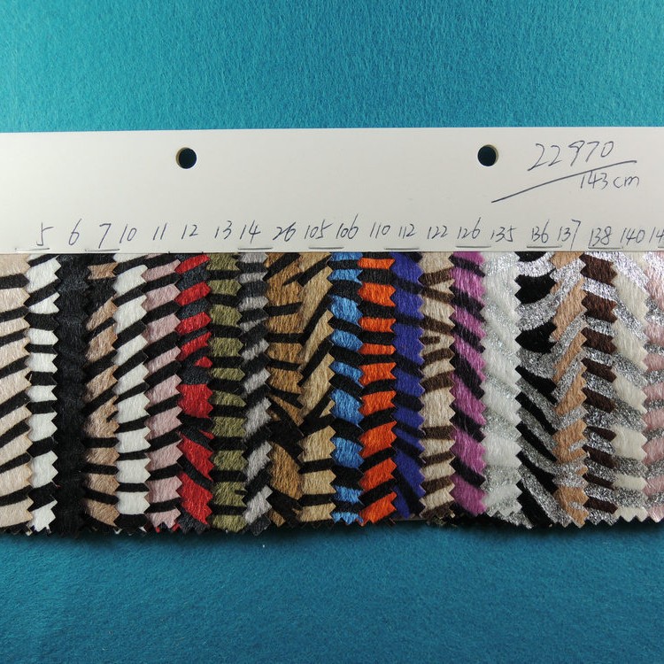 Imitation Horse Hair Camouflage Zebra Pattern Cow Pattern Single-Sided Hair Transplant Bright Cow Hair Animal Print Shoes Boots Handbag Material