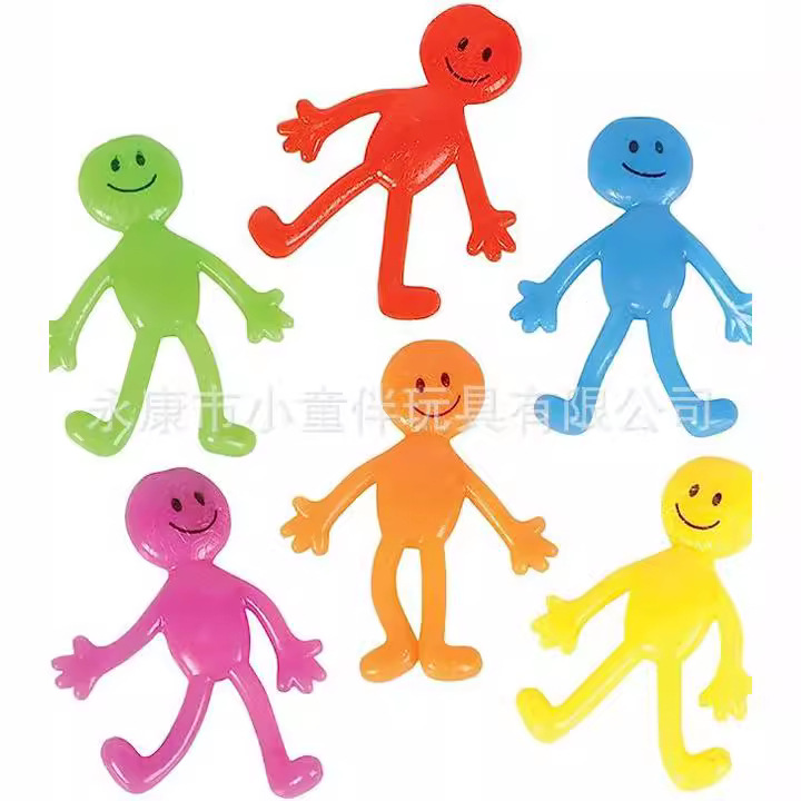 Мягкий клейкий игрушечный злодей из TPR для лазания по стенам