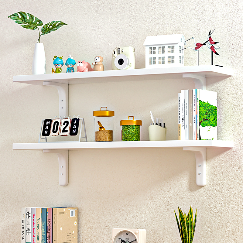 Wall Storage Rack Partition Wall Wall Wooden Board Shelf Hanging Wall Plate Bracket Wall Hanging Bearing