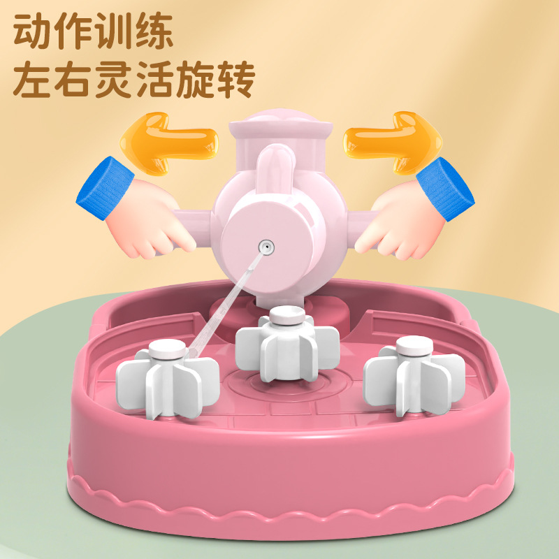 Children's Water Gun Shooting Game Machine Kindergarten Creative Educational Fun Shooting Toy Table Mini Doll Machine Wholesale