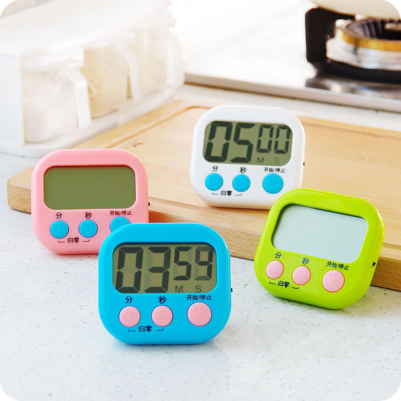 Kitchen Timer Countdown Timer Reminder Cooking Kitchen Student Homework Learning Countdown Electronic Alarm Clock