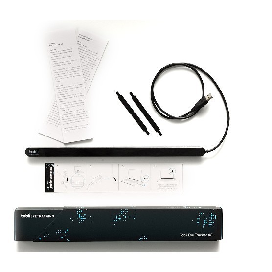 Tobii Eye Tracker 4C Eyeball Tracker Eye Movement Meter Eye Control Instrument Development Kit