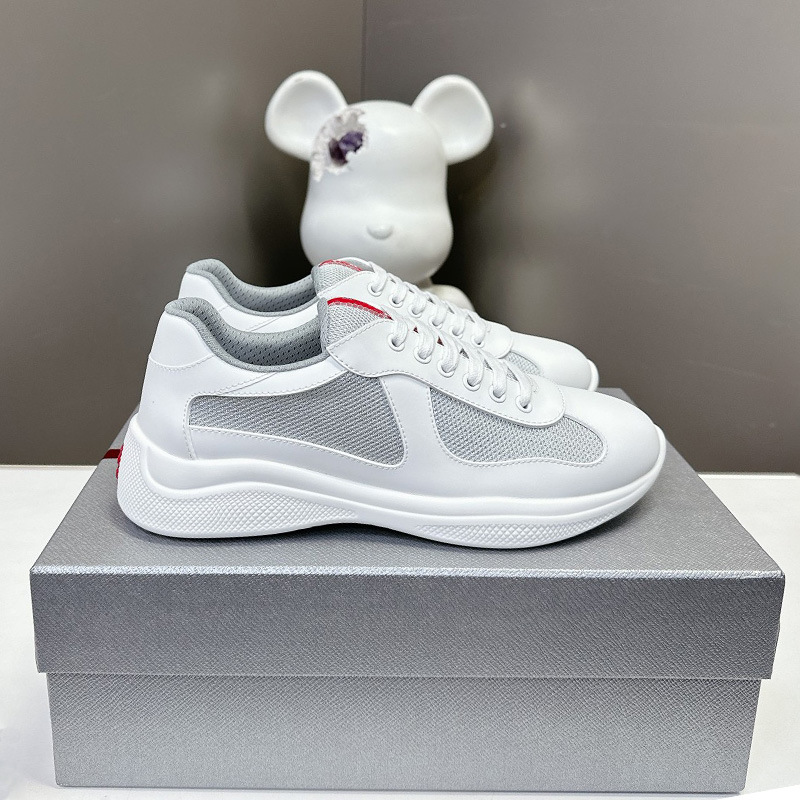 Spot Americas Cup P Home Round Toe Versatile Running Shoes Export Shoes Genuine Leather Flats High Quality Patent Leather Shoes