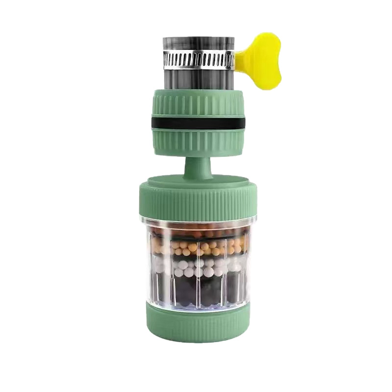 Rotatable household faucet filter universal splash-proof shower water saver kitchen tap water filter