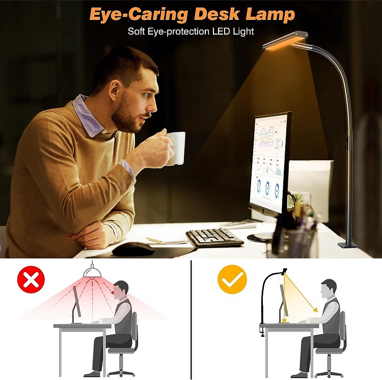 Computer Screen Light Eye Protection Table Lamp Engineer Design Lamp Soft Light Dimming USB Powered Display