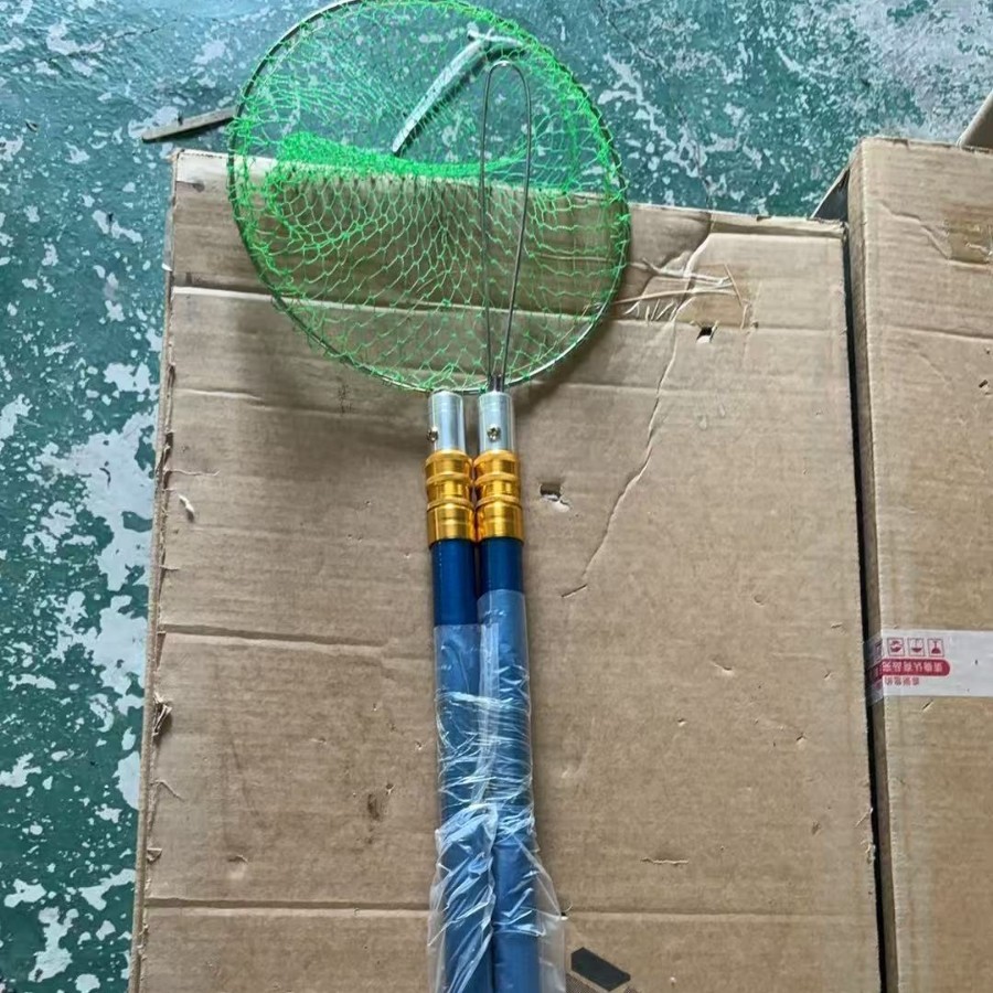 2025 Upgraded Version of Fishing Net with Detachable Net Head, Fiberglass Cloth, Telescopic Fishing Net, Insulated Fish Catching Net