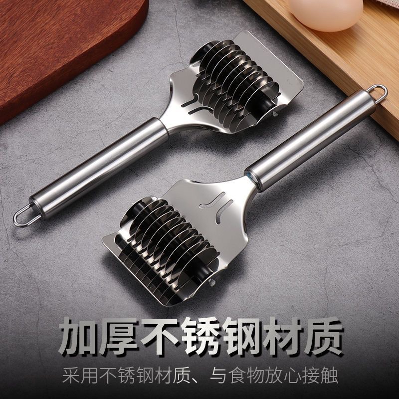 Stainless Steel Handmade Noodle Tool Noodle Cutter Manual Noodle Machine Household New Noodle Knife Noodle Knife