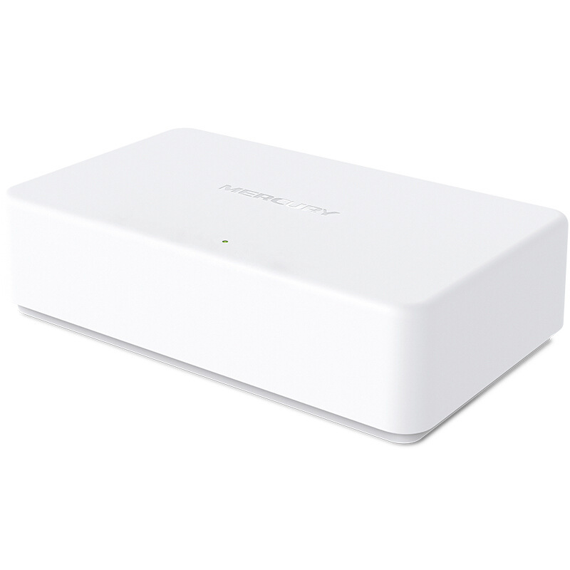 Mercury (Mercury) S105C 5-Port 100m Switch 4-Port Network Cable Network Splitter Monitoring Shunt