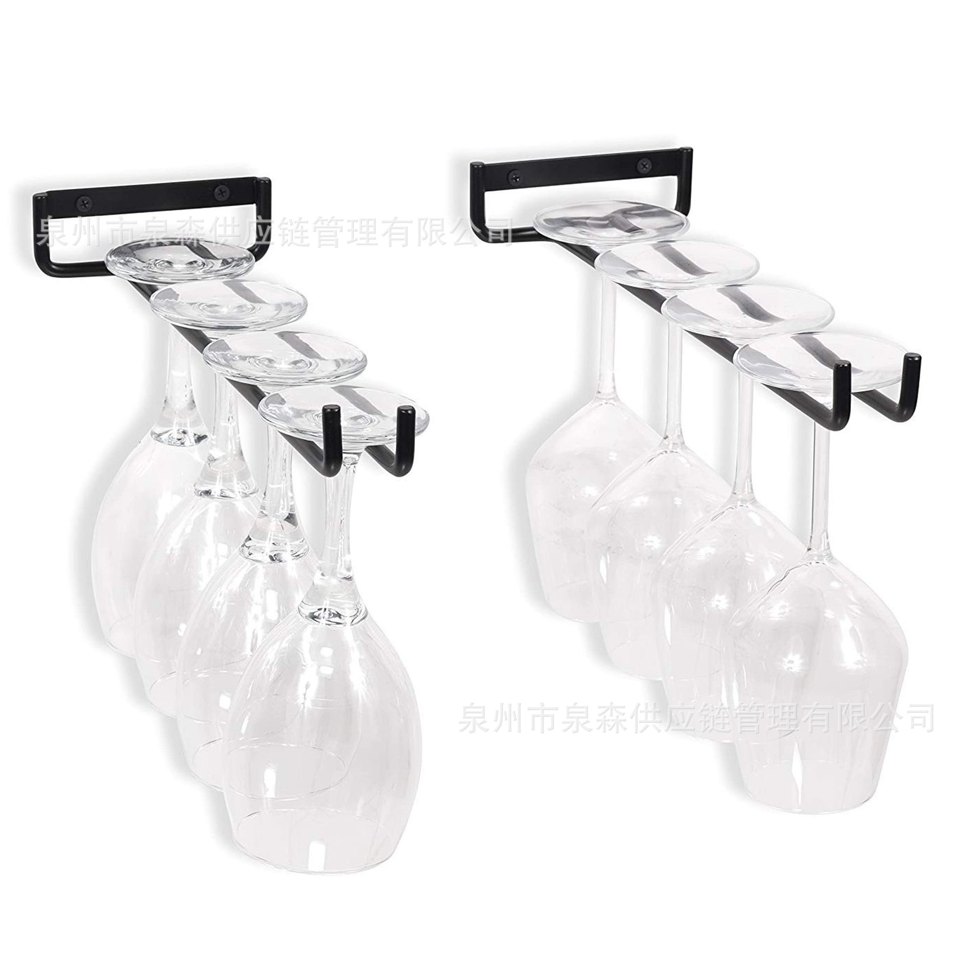 Подвесная подставка для бокалов красного вина, простая, перевернутая, однорядная подставка для бокалов, 30 см