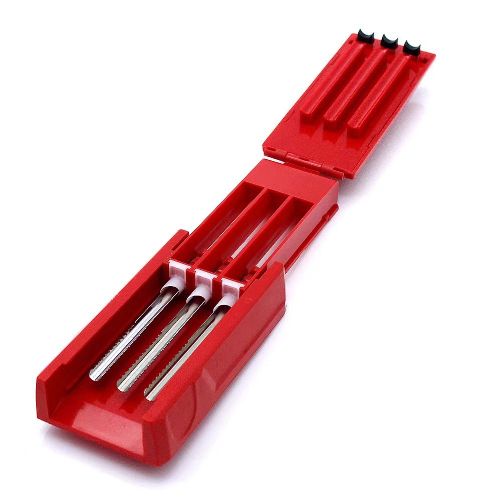 Cross-border hot sale manual cigarette puller mini three-tube plastic cigarette holder portable cigarette puller smoking accessories wholesale