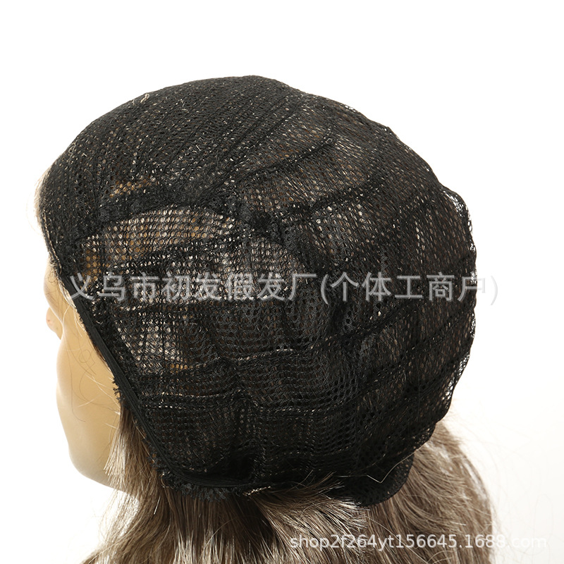 Cross-Border Halloween 80S Punk Heavy Metal Cos Dress up European and American Men Rock Curly Hair Black Fish Wig Disco