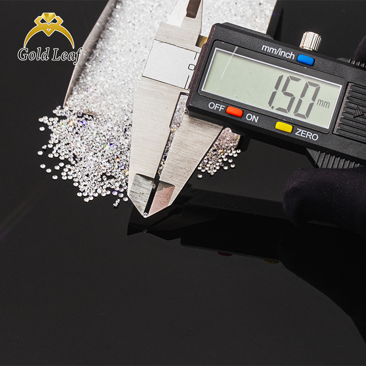 0.6 ~ 15mm 3 A5A round white zircon bare stone wholesale factory direct cubic zirconia CZ gem