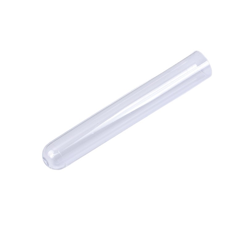 Plastic free tube disposable cap PS sampling tube 12*60mm transparent free tube