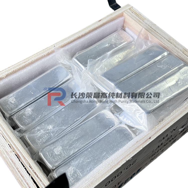 Indium Ingot 99.995% High Purity Gb 7440-74-6 for Indium Wire, Indium Granules Semiconductor Material