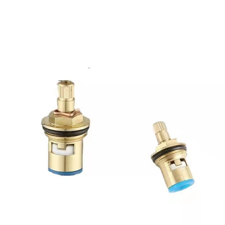 Factory direct copper angle valve ceramic valve core single cold faucet thickened quick opening valve core triangle valve accessories wholesale
