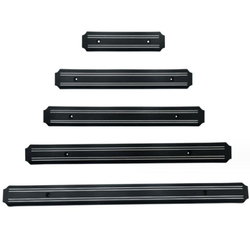 In stock supply plastic galvanized magnetic strip knife holder galvanized plastic knife holder with magnetic strip kitchen storage rack