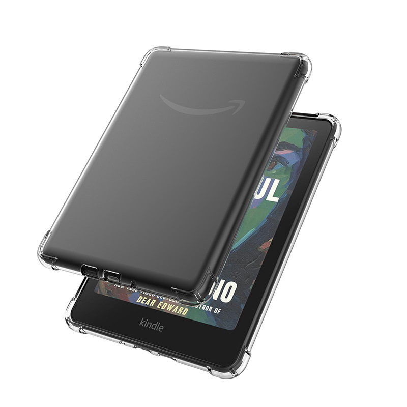 Защитный чехол для Kindle PaperWhite 6 с четырьмя угловыми подушками, противоударный, прозрачный, мягкий, 2024