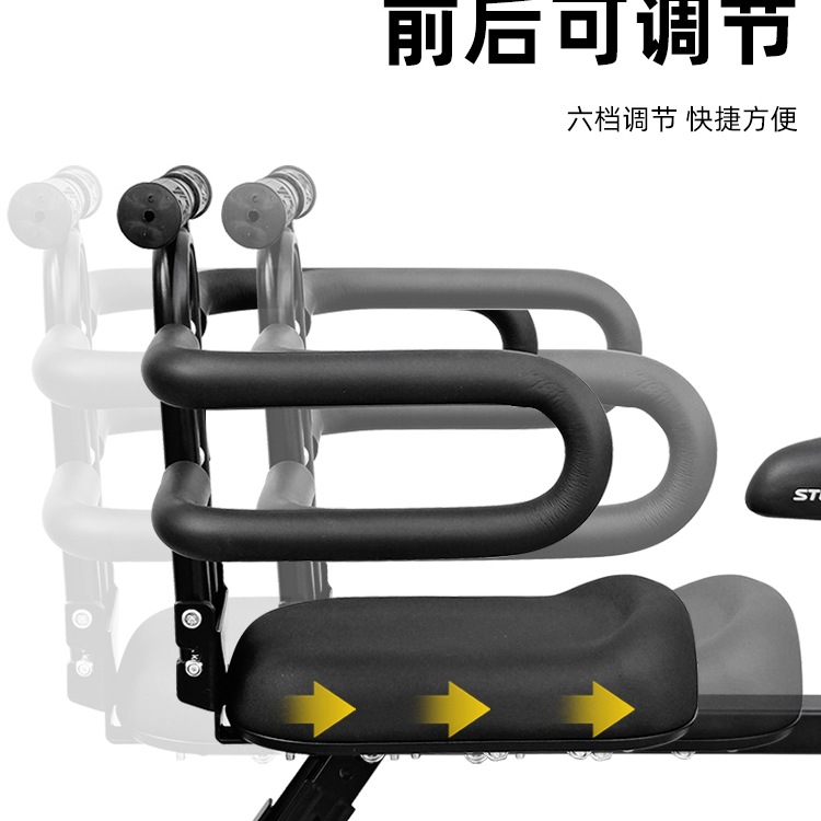 Bicycle Child Seat Front Folding Bicycle Child Seat Mountain Bike Baby Front Seat Quick Release Fixed