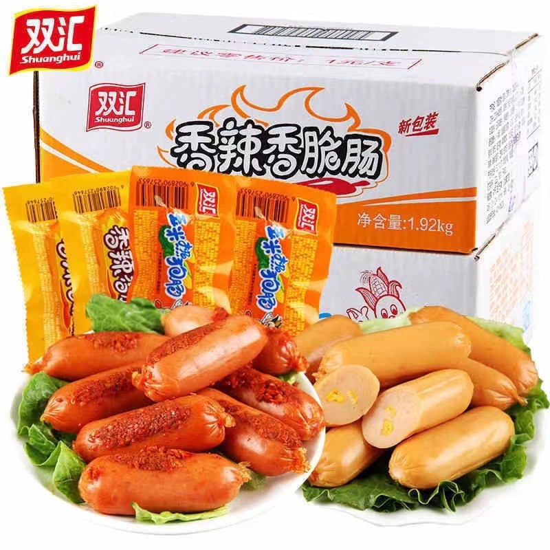 Shuanghui Corn Hot Dog Sausage 32g Corn Ham Sausage Spicy Crispy Sausage Snack Snack Noodles Partner