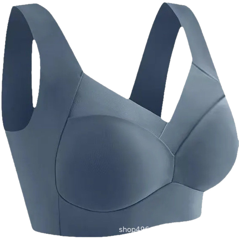 plus size Group Cross-border Ice Silk Traceless Sports Bra Women's Underwear Push-up Anti-sagging Paramilis Sexy Bra