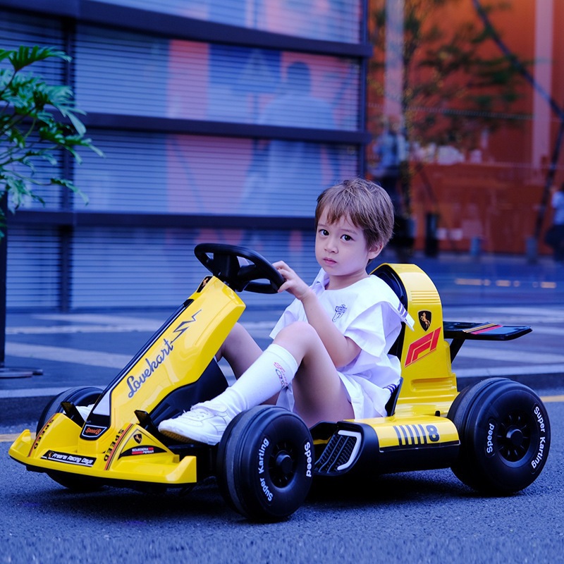 Children's Electric Go-Kart Beiduoqi No. 8, Ride-On Toy Car for Kids, Dual Drive