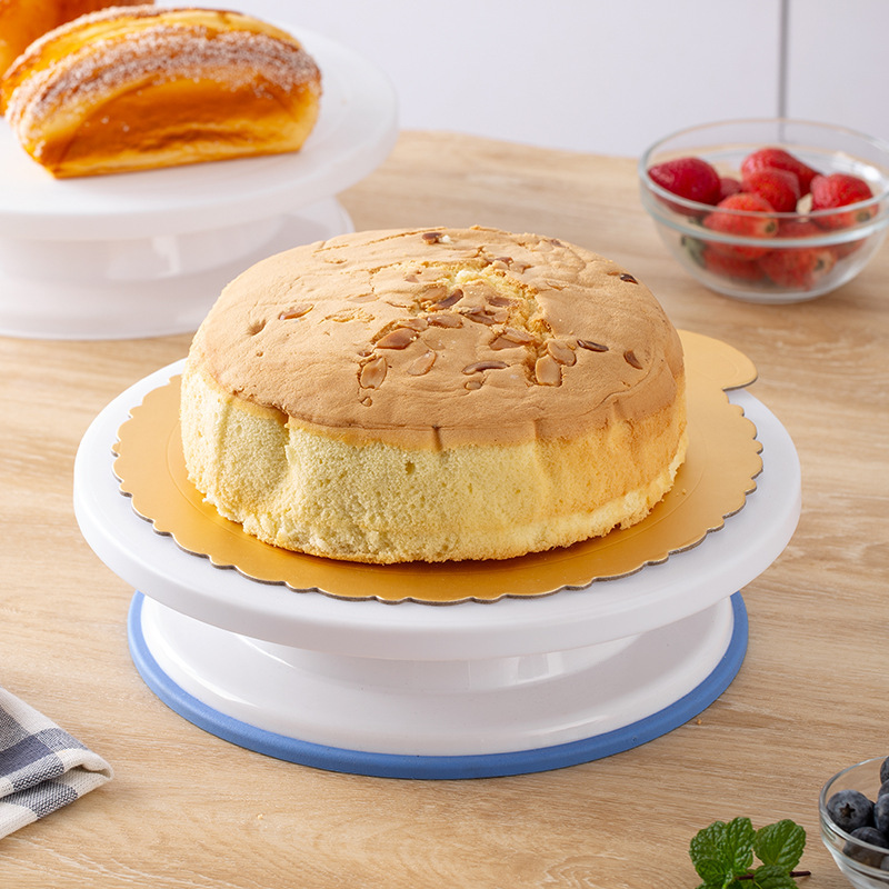 11inch Non-Slip Cake Turntable Baking Turntable Cream Decorating Table DIY Tool Rotating Table for Home Use with Turntable