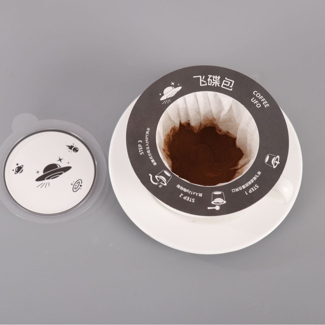 Yan Jie Hand-Brewed Ufo Coffee Filter Paper Food-Grade Drip Filter Funnel Filter Paper Source Manufacturer Wholesale
