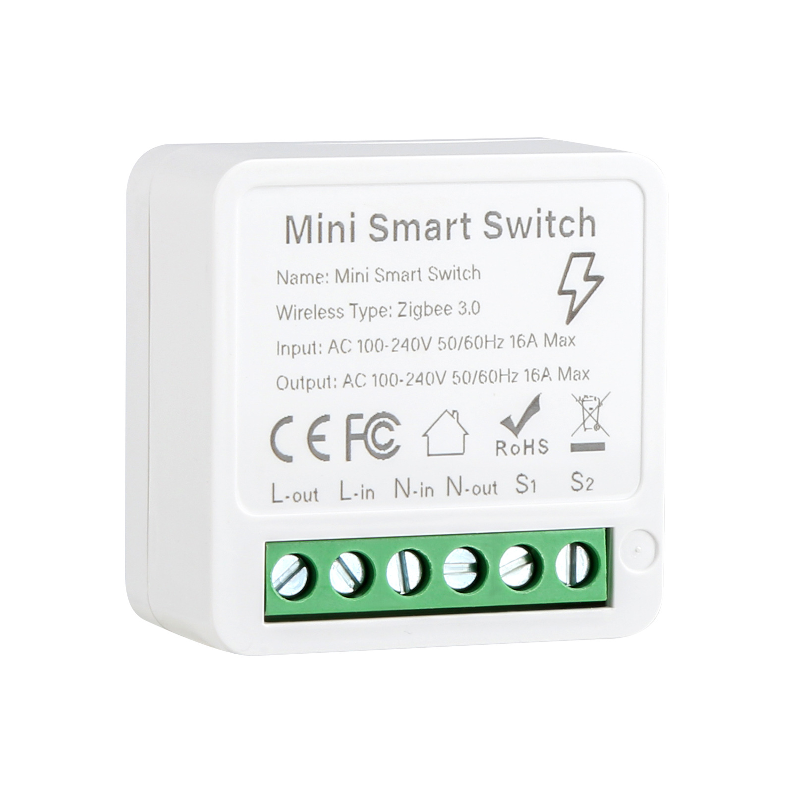 Ewelink Zigbee3.0 умный выключатель мини кассетный выключатель одиночный открытый двойной контроль голос Alaxa