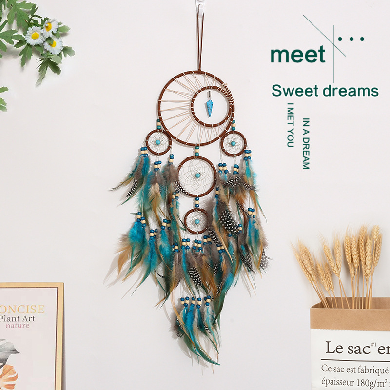 Индийский ловец снов для декора спальни и свадебных подарков