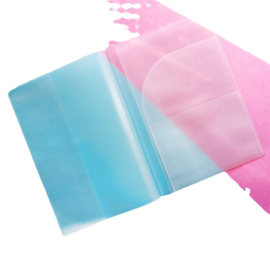 Universal passport protection cover for cross-border countries frosted transparent waterproof and dust-proof ID card multi-function protection clip