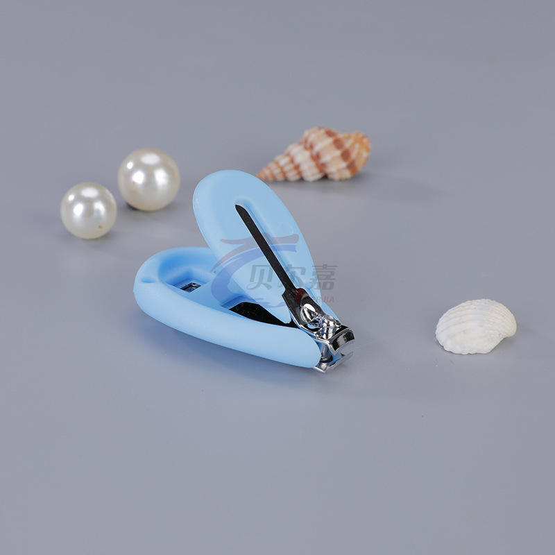 Baby nail clippers carbon steel cartoon cute shell nail clippers young children's safety anti-pinch nail scissors