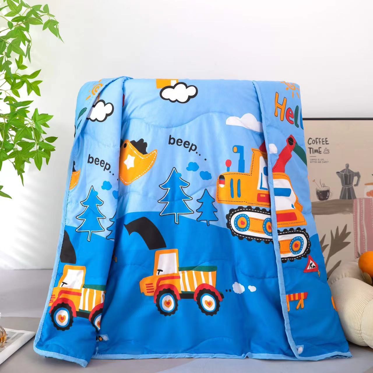 Small quilt children's air conditioning quilt machine washable thin children's summer cool quilt foreign trade children's quilt studio small quilt wholesale