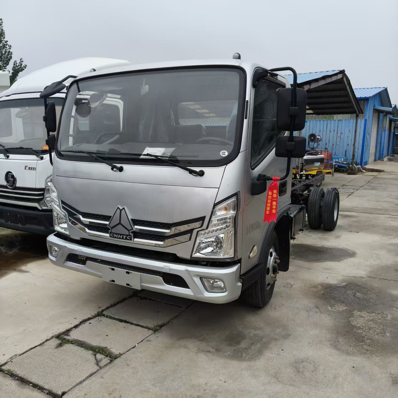 Foton Howo Light Truck Double Row Steel Wire Tires Porcelain Paint Spacious Cab Steel Plate Bridge