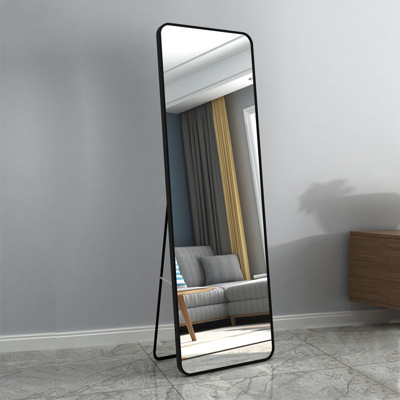 Mirror full-body dressing mirror home floor mirror wall hanging wall girl bedroom makeup wall fitting mirror in wholesale