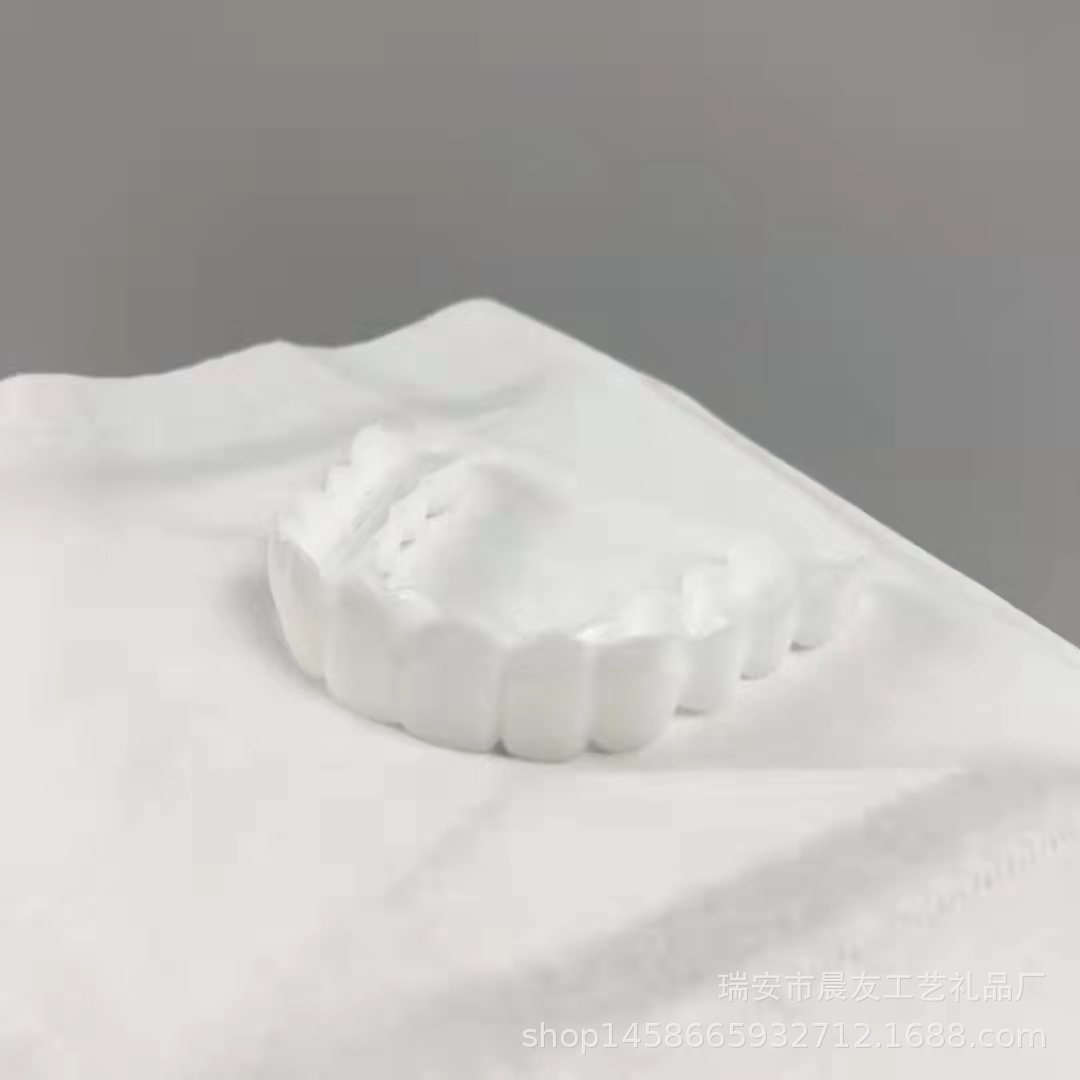 Simulation Brackets Brackets Third Generation Whitening Upper and Lower Teeth Simulation Brackets Teeth Box Round Box Dentures