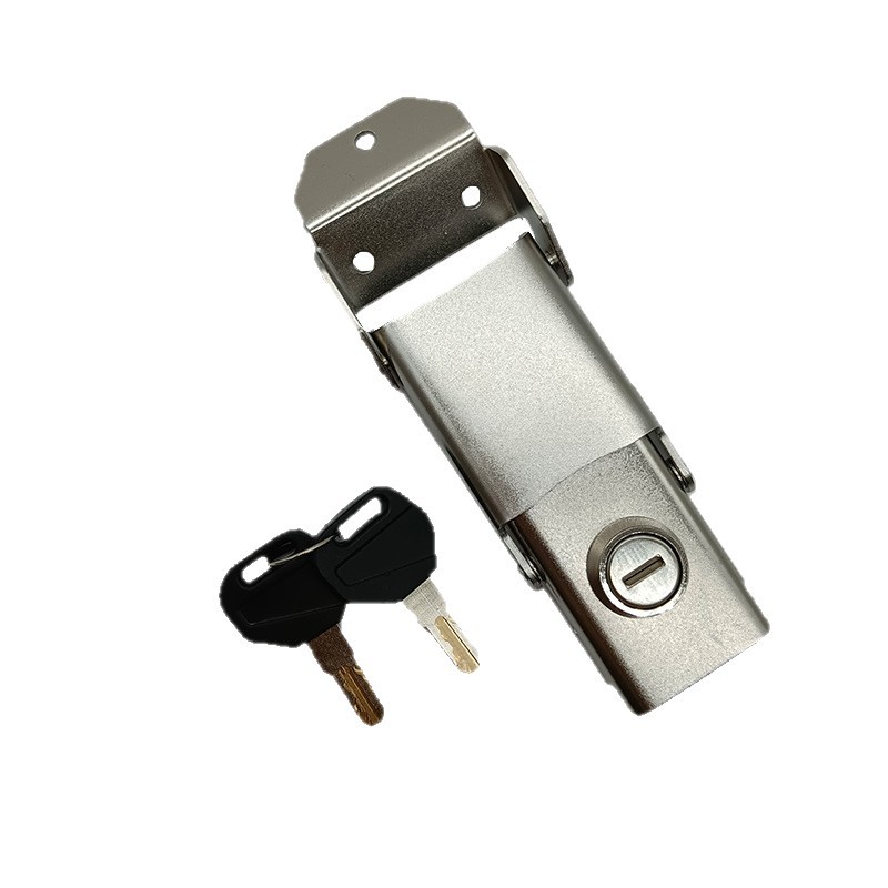 Motorcycle Trunk Lock Stainless Steel Anti-Theft Waterproof Dustproof Electric Vehicle Trunk Lock Side Box Key Lock Universal