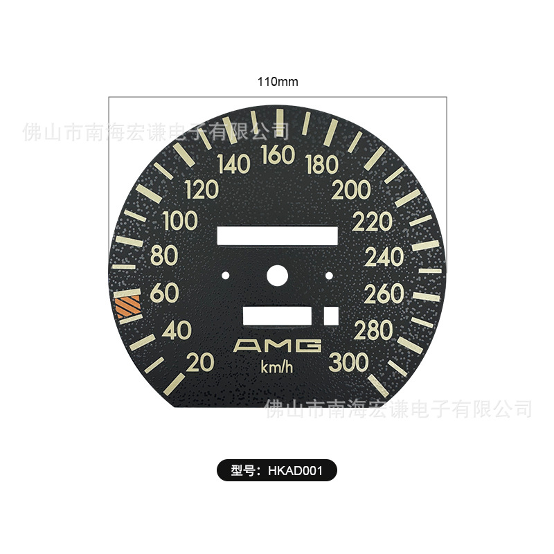 Hongqian Pressure Gauge Luminous Tire Pressure Gauge Test Tire Pressure Gauge Dashboard Pointer Accessories