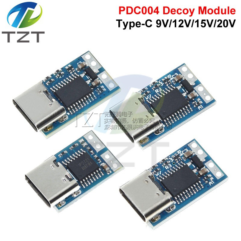 PDC004-PD decoy PD23.0 to DC DC trigger adapter QC4 charging notebook 912 1520V
