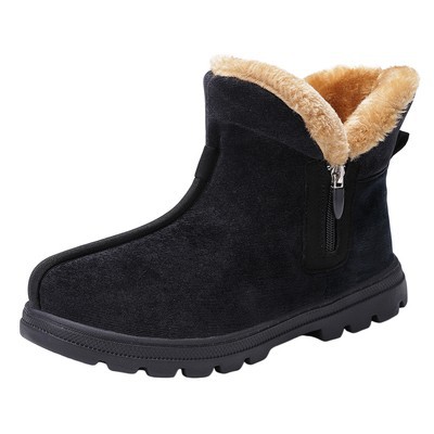 Monk shoes brand monk winter thickened non-slip warm waterproof surface snow boots cotton boots monk cotton shoes cotton Monk shoes