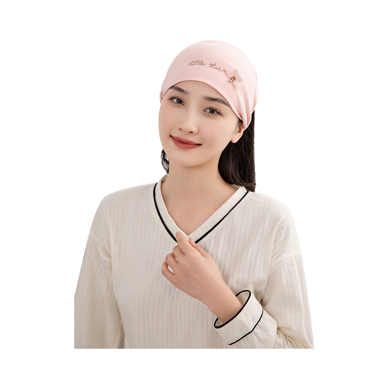 Factory Wholesale Moon Hat Baby Hat Printed Parent-child Hat Cotton Breathable Postpartum Moon Hat