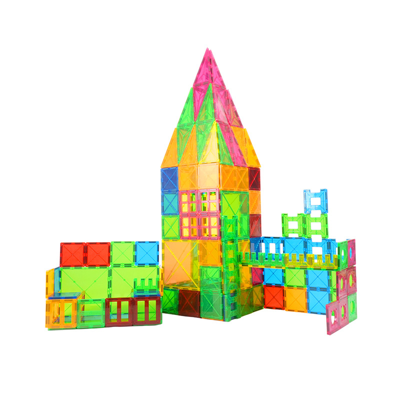 Color Window Magnetic Piece Supplementary Piece Jigsaw Puzzle Educational Toy Building Blocks Scattered Pieces Magnetic Building Blocks Children's Magnet Toys