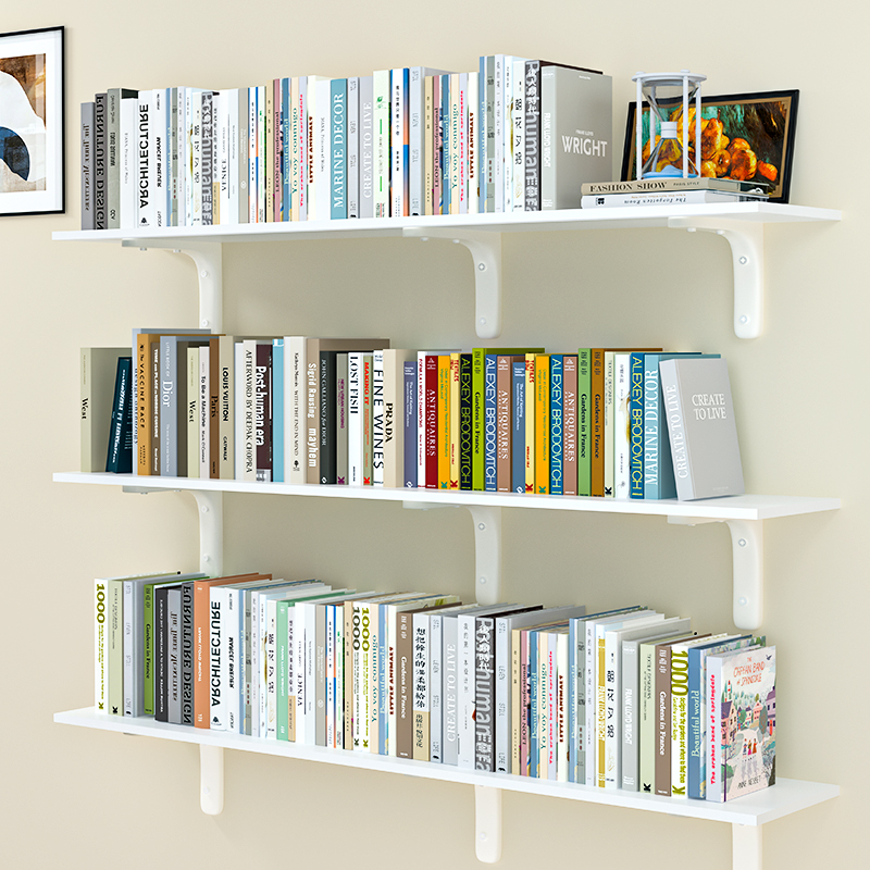 Wall Storage Rack Partition Wall Wall Wooden Board Shelf Hanging Wall Plate Bracket Wall Hanging Bearing