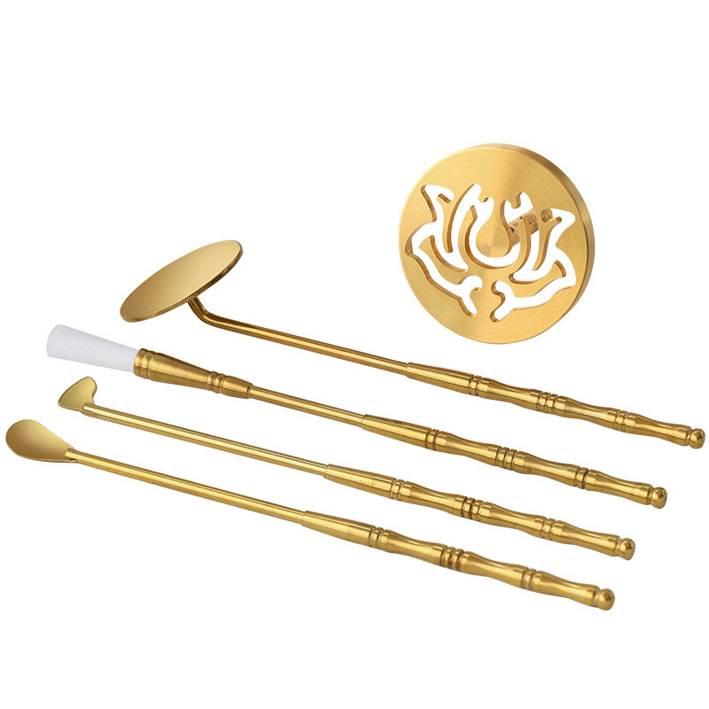 Brass Incense Mold Tool Set for Beginners in Incense Carving and Sandalwood Incense